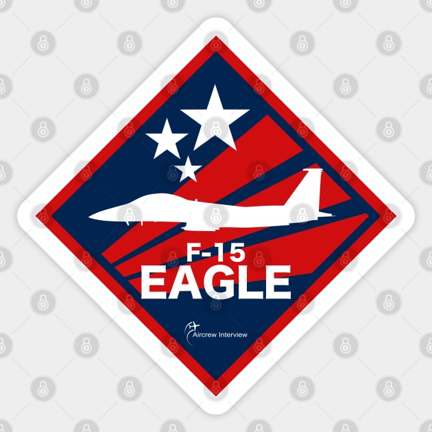 F-15 Eagle Sticker by Aircrew Interview